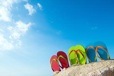 chanclas-en-la-playa